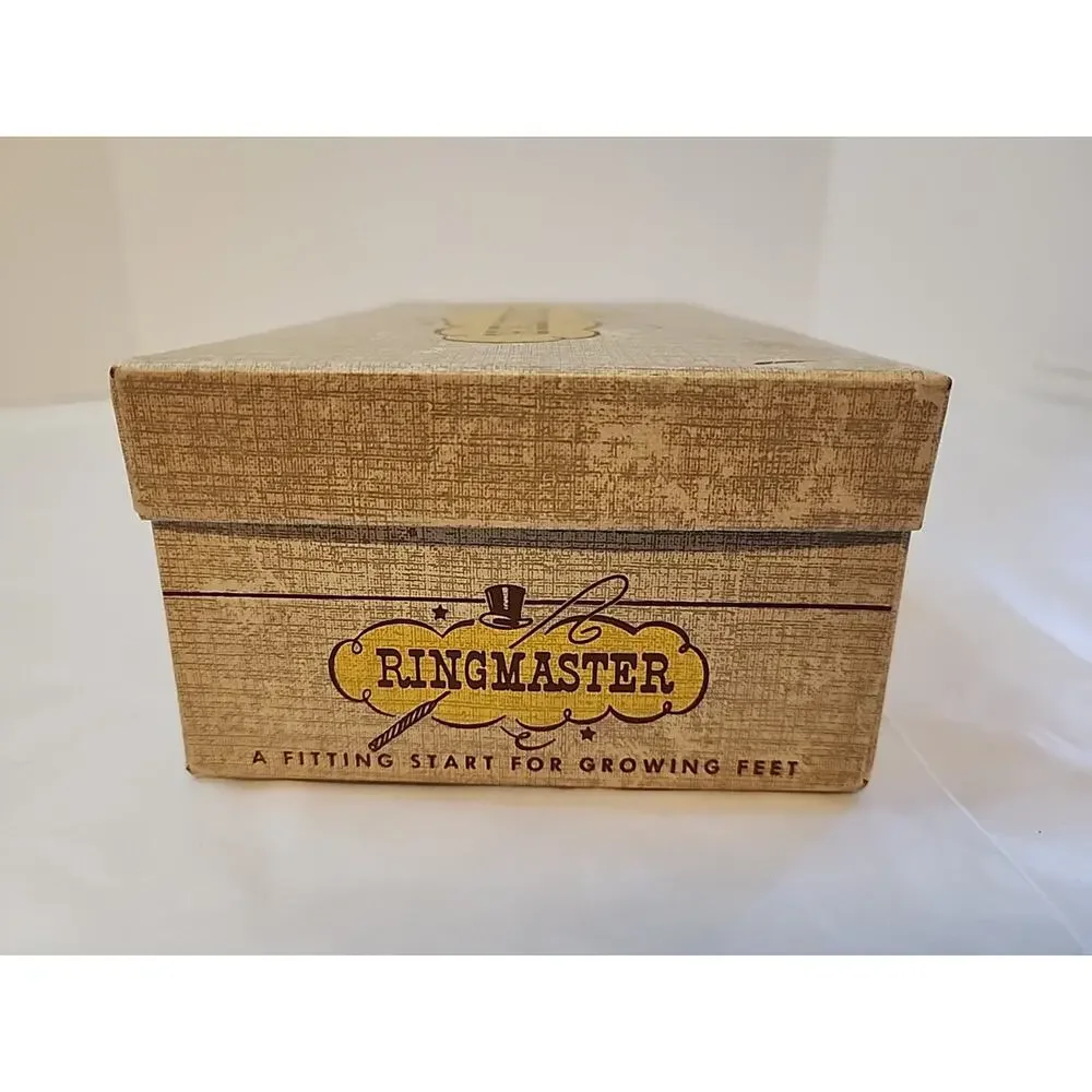 Vintage Ringmaster Shoe Box only Circus Kids Shoes